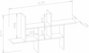 Полка навесная ПК-6 в Губахе - gubaha.mebel24.online | фото 4