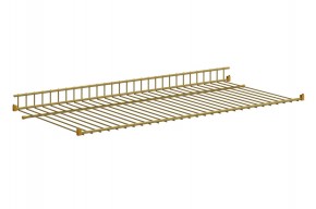 Полка сотовая L695 (золото) в Губахе - gubaha.mebel24.online | фото