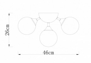 Потолочная люстра Arte Lamp Fobos A2704PL-5SG в Губахе - gubaha.mebel24.online | фото 3