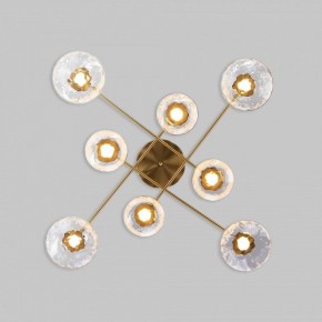 Потолочная люстра Eurosvet Ripple 50389 LED латунь в Губахе - gubaha.mebel24.online | фото 3