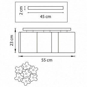 Потолочная люстра Lightstar Nubi 802073 в Губахе - gubaha.mebel24.online | фото 2