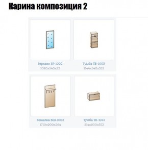 Прихожая Карина (модульная) в Губахе - gubaha.mebel24.online | фото 6