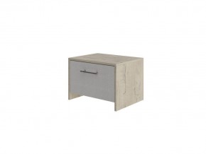 PROxSON Тумба Varna (ЛДСП+ткань Бунратти/Savana Milk (молочный)) 51x40 в Губахе - gubaha.mebel24.online | фото