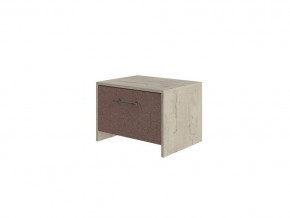 PROxSON Тумба Varna (ЛДСП+ткань Бунратти/Tesla Брауни) 51x40 в Губахе - gubaha.mebel24.online | фото