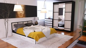 Сакура спальня № 1 Комод + Зеркало + Кровать 1600 + Тумба + Шкаф-купе 1500, сп.м. 1600х2000 мм., б/м, основание есть, ун. сб. в Губахе - gubaha.mebel24.online | фото 5