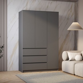 Шкаф 3-х створчатый Симпл ШК-08 (графит) в Губахе - gubaha.mebel24.online | фото 3