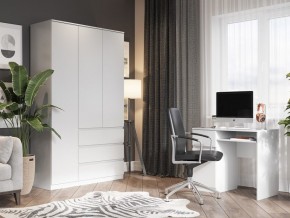 Шкаф 3-ств. с 3 ящиками "Бьянко" в Губахе - gubaha.mebel24.online | фото 4