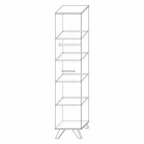 Шкаф 400 Вега Скандинавия в Губахе - gubaha.mebel24.online | фото 3