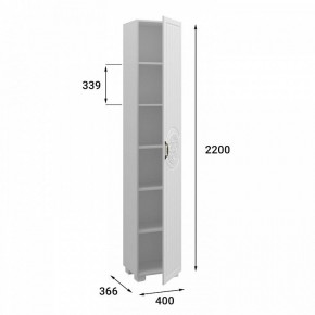 Шкаф для белья Монблан МБ-22К в Губахе - gubaha.mebel24.online | фото 5