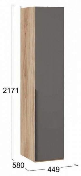 Шкаф для белья Порто СМ-393.07.001 в Губахе - gubaha.mebel24.online | фото 3