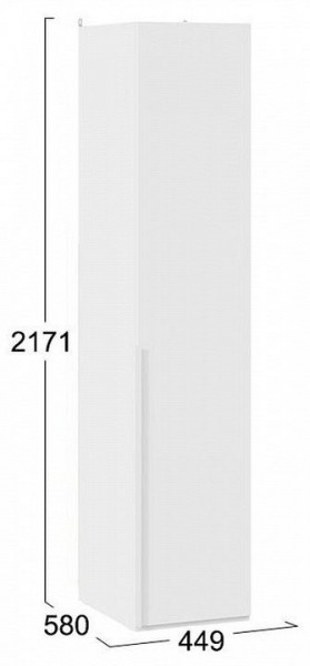 Шкаф для белья Порто СМ-393.07.001 в Губахе - gubaha.mebel24.online | фото 4