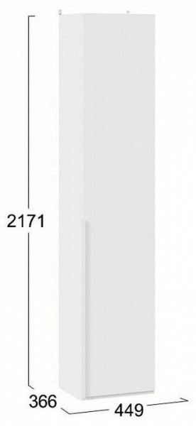 Шкаф для белья Порто СМ-393.07.211 в Губахе - gubaha.mebel24.online | фото 12