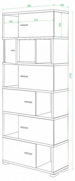 Шкаф комбинированный Домино СБ-30/6 в Губахе - gubaha.mebel24.online | фото 3