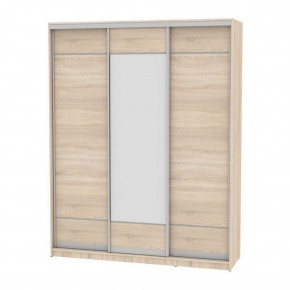 Шкаф-купе B-220х180х60-2 "Белла" (D7D8D7) в Губахе - gubaha.mebel24.online | фото