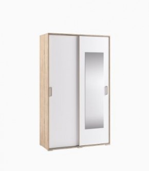 Шкаф-купе Бланка Дуб сонома/Белый в Губахе - gubaha.mebel24.online | фото 1