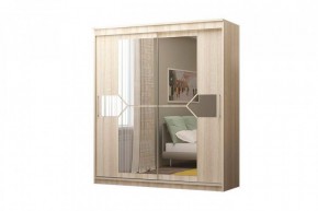 Шкаф-купе Фаворит 2.0 серия Альянс (дуб сонома) в Губахе - gubaha.mebel24.online | фото 1