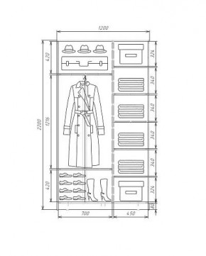 Шкаф-купе ХИТ 22-4-12-88 (420) в Губахе - gubaha.mebel24.online | фото 5