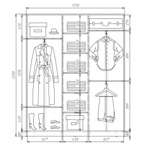 Шкаф-купе ХИТ 22-4-18-151 (420) в Губахе - gubaha.mebel24.online | фото 2