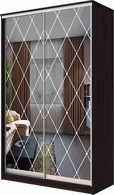 Шкаф-купе ХИТ 23-12/2-66 РОМБ БОЛЬШОЙ в Губахе - gubaha.mebel24.online | фото