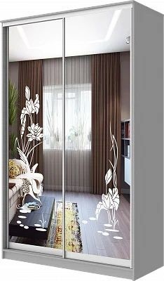 Шкаф-купе ХИТ 24-12/2-66 ЦАПЛИ в Губахе - gubaha.mebel24.online | фото