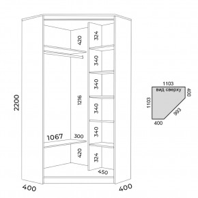 Шкаф-купе ХИТ-У-22-4-11 в Губахе - gubaha.mebel24.online | фото 2