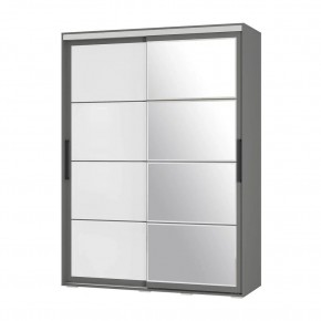 Шкаф-купе Крафт-6 1.6 м ШКК-06 (графит) в Губахе - gubaha.mebel24.online | фото 3