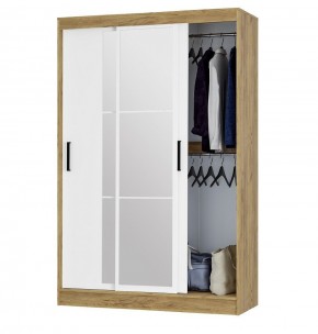 Шкаф-купе Тайм ШКК-03 (крафт/белый) в Губахе - gubaha.mebel24.online | фото 2
