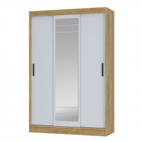 Шкаф-купе Тео ШКК-02 (крафт/белый) в Губахе - gubaha.mebel24.online | фото 2
