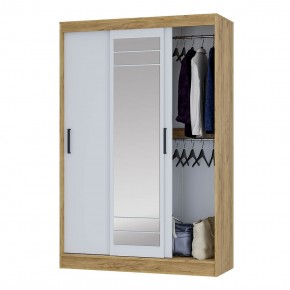 Шкаф-купе Тео ШКК-02 (крафт/белый) в Губахе - gubaha.mebel24.online | фото 3