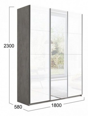 Шкаф-купе Траст СШК 2.180.60-15.13.15 в Губахе - gubaha.mebel24.online | фото 3
