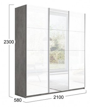 Шкаф-купе Траст СШК 2.210.70-15.13.15 в Губахе - gubaha.mebel24.online | фото 3