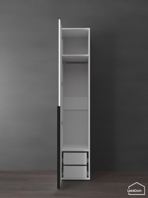 Шкаф Linnea MHR-1-3 2050х400х510 (Белый-М 11.1.1) в Губахе - gubaha.mebel24.online | фото 6