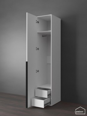 Шкаф Linnea MHR-1-3 2050х400х510 (Белый-М 11.1.1) в Губахе - gubaha.mebel24.online | фото 7