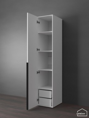 Шкаф Linnea MHR-1-4 2050х400х510 (Белый-М 11.1.1) в Губахе - gubaha.mebel24.online | фото 5