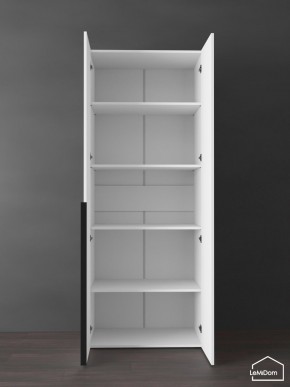 Шкаф Linnea MHR-2-2 2050х800х510 (Белый-М 11.1.1) в Губахе - gubaha.mebel24.online | фото 4
