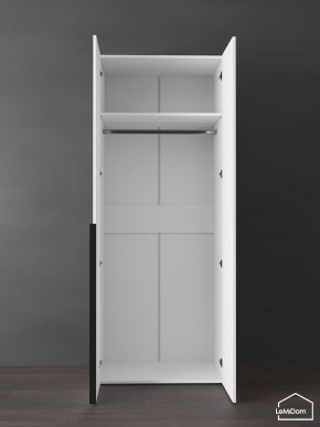 Шкаф Linnea MHR-2 2050х800х510 (Белый-М 11.1.2) в Губахе - gubaha.mebel24.online | фото 4