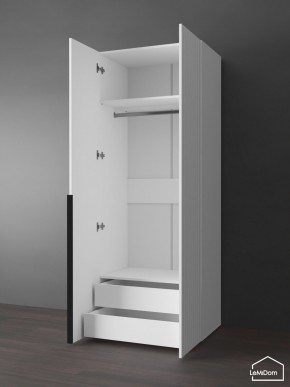 Шкаф Linnea MHR-2-3 2050х800х510 (Белый-М 11.1.1) в Губахе - gubaha.mebel24.online | фото 5