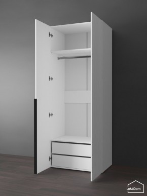Шкаф Linnea MHR-2-3 2050х800х510 (Белый-М 11.1.2) в Губахе - gubaha.mebel24.online | фото 6