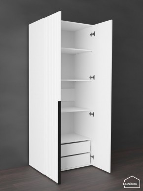 Шкаф Linnea MHR-2-4 2050х800х510 (Белый-М 11.1.2) в Губахе - gubaha.mebel24.online | фото 6