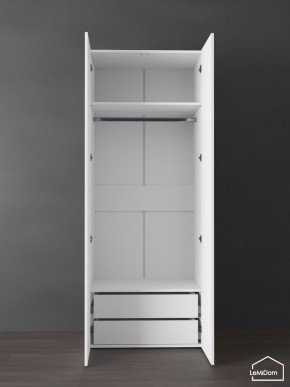 Шкаф Linnea MHR-2PO-3 2050х800х510 (Белый-М 11.1.2) в Губахе - gubaha.mebel24.online | фото 4