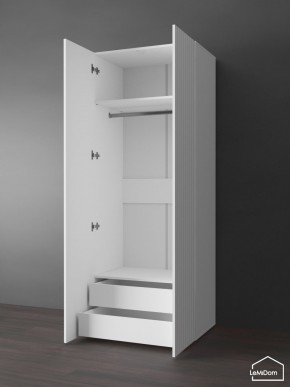 Шкаф Linnea MHR-2PO-3 2050х800х510 (Белый-М 11.1.2) в Губахе - gubaha.mebel24.online | фото 5