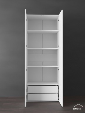 Шкаф Linnea MHR-2PO-4 2050х800х510 (Белый-М 11.1.1) в Губахе - gubaha.mebel24.online | фото 5