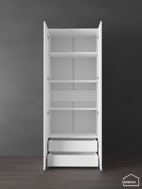 Шкаф Linnea MHR-2PO-4 2050х800х510 (Белый-М 11.1.1) в Губахе - gubaha.mebel24.online | фото 6