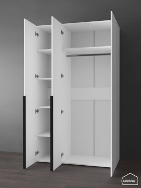 Шкаф Linnea MHR-3-1 2050х1200х510 (Белый-М 11.1.1) в Губахе - gubaha.mebel24.online | фото 5