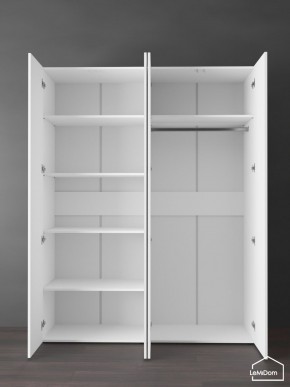 Шкаф Linnea MHR-4PO-1 2050х1600х510 (Белый-М 11.1.2) в Губахе - gubaha.mebel24.online | фото 4