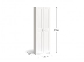 Шкаф МАКС двухдверный узкий, цвет белый в Губахе - gubaha.mebel24.online | фото 3