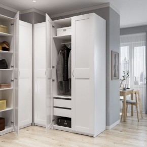 Шкаф МАКС однодверный, цвет белый в Губахе - gubaha.mebel24.online | фото 4