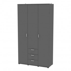 Шкаф Ольга H57 (Графит) в Губахе - gubaha.mebel24.online | фото