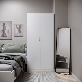 Шкаф ПЕГАС двухдверный, цвет белый в Губахе - gubaha.mebel24.online | фото 4