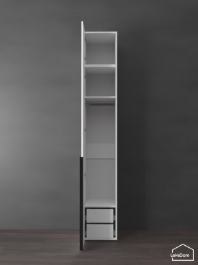 Шкаф с антресолью Linnea MHR-1A-3 2450х400х510 (Белый-М 11.1.1) в Губахе - gubaha.mebel24.online | фото 5